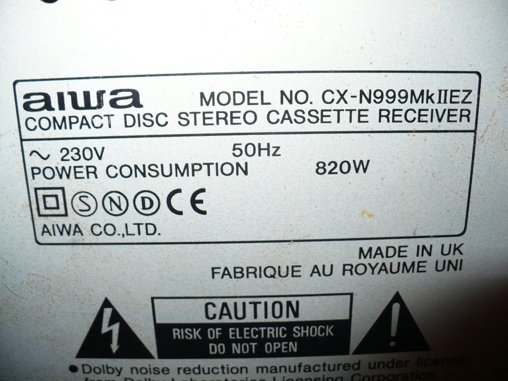 Aiwa Nsx 999 Mk2    img-1