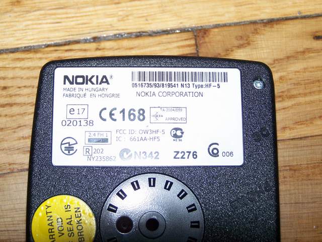 Nokia Hfw-1  -  6